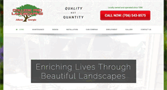 Desktop Screenshot of collegeprolandscaping.com
